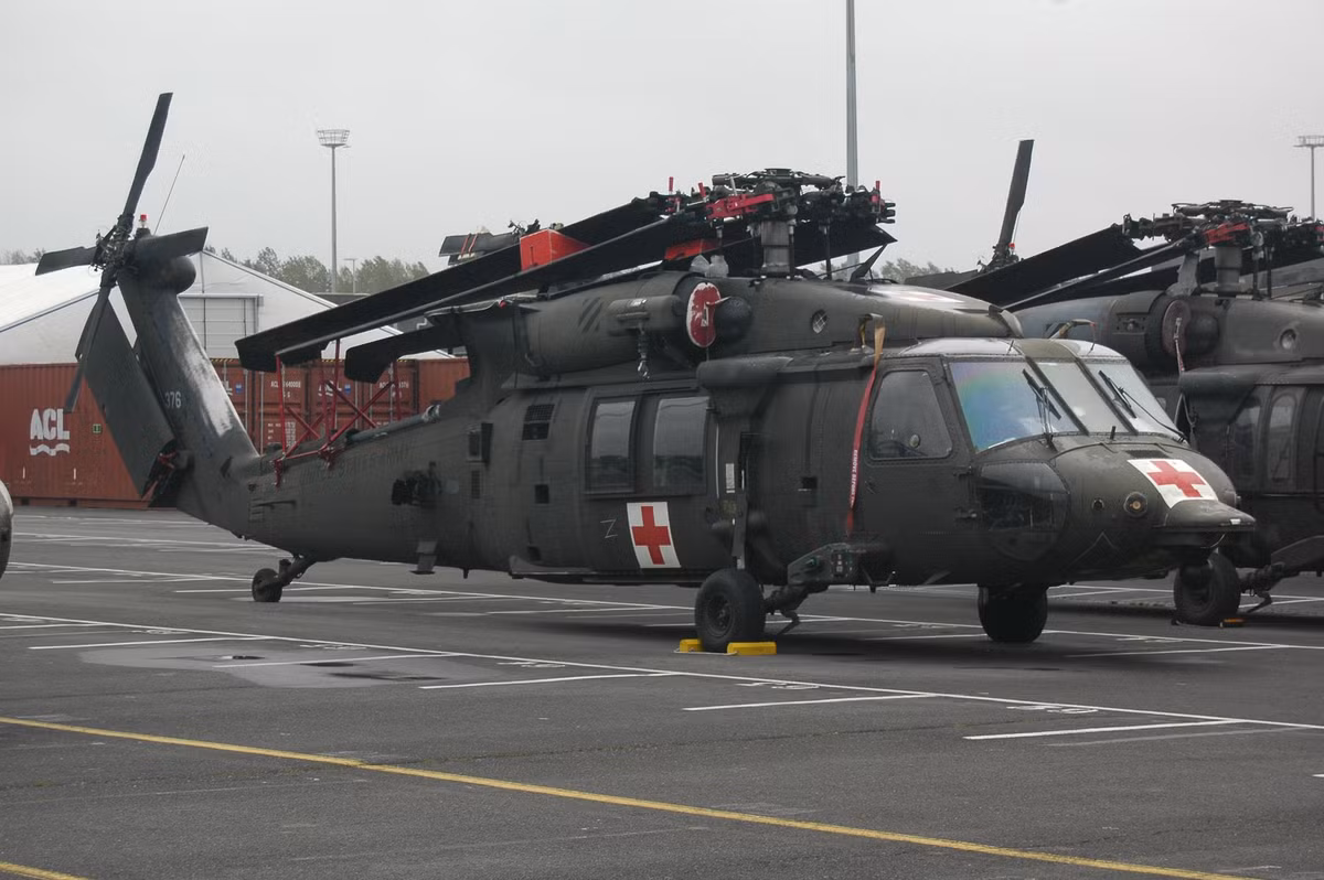 Trực thăng HH-60 phiên bản cứu hộ được chuyển tới Hy Lạp. Nguồn ảnh: Defenceblog.