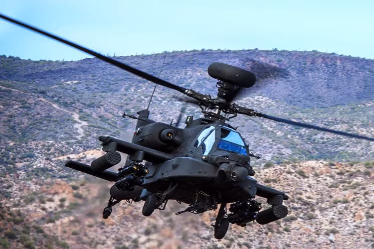 AH-64 trang bị bộ tìm kiếm và chỉ thị mục tiêu TADS (AN/ASQ-170). Hệ thống này bao gồm một camera quang truyền hình, hệ thống tìm kiếm và chỉ thị mục tiêu hồng ngoại FLIR cùng hệ thống máy đo xa laser. TADS tương thích với hệ thống PNVS, chúng có thể hoạt động độc lập hoặc hỗ trợ cho nhau trong việc điều khiển vũ khí.