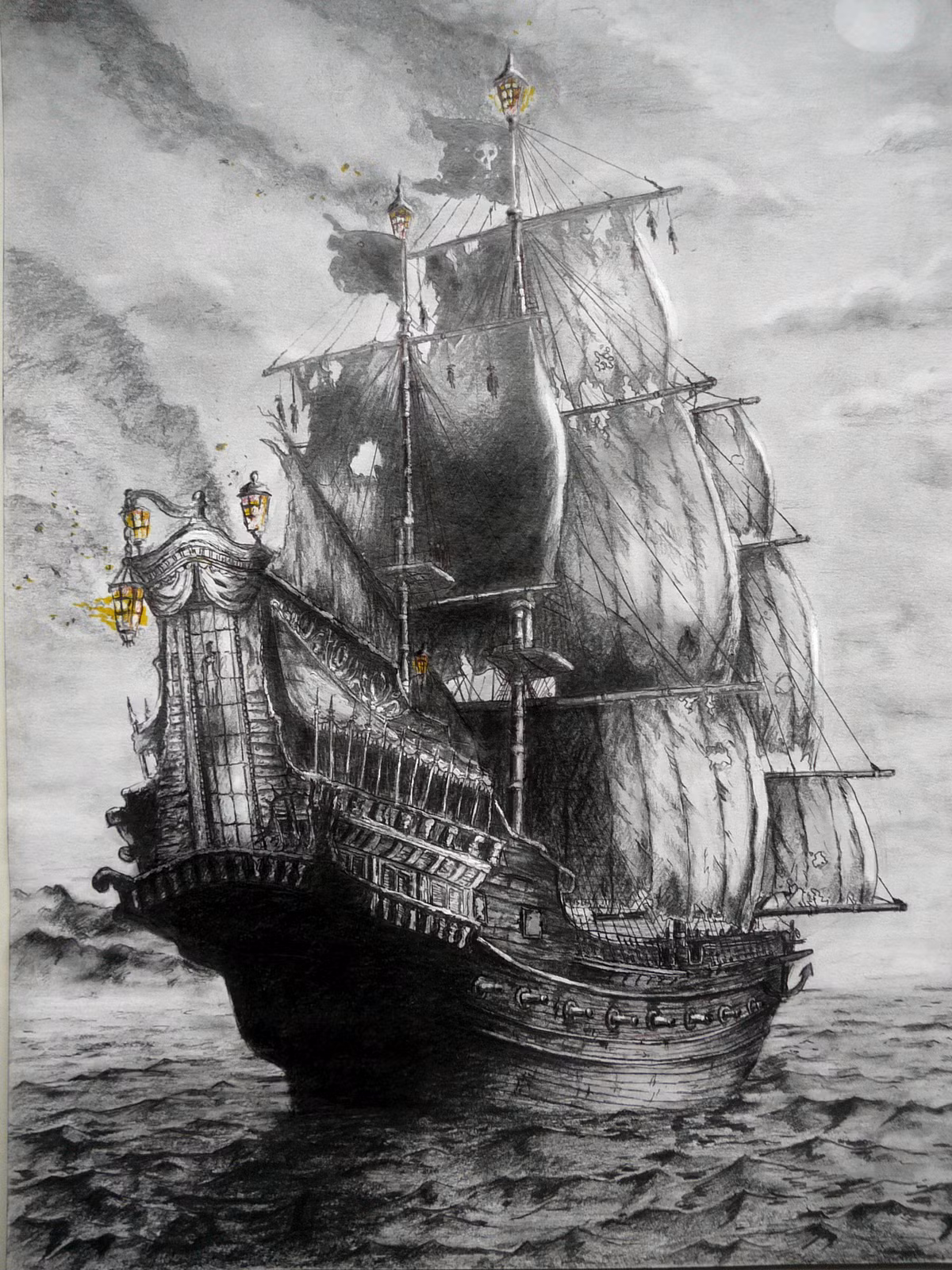Sinh tại Bristol, Anh vào năm 1680, Edward Teach (biệt danh Râu Đen) là một tướng cướp biển khét tiếng thế giới. Y cùng nhóm hải tặc của mình sử dụng con tàu cướp biển mang tên Queen Anne's Revenge để thực hiện các phi vụ táo bạo tại vùng biển từ Virginia tới vùng biển Caribbean đầu thế kỷ 18.