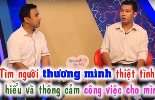 Gia cong an tim ban gai trong chuong trinh Ban muon hen ho