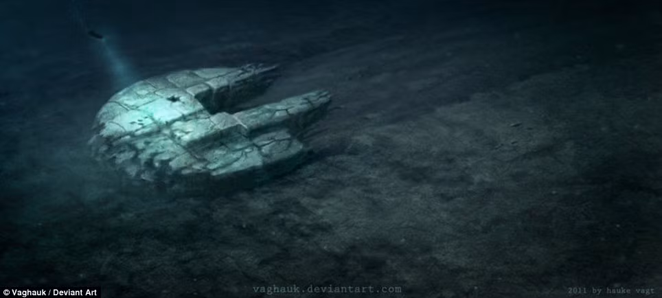 Kết quả kiểm tra, nghiên cứu của các chuyên gia chỉ ra vật thể lạ dưới đáy biển Baltic có bề ngang 61m, cao 8m. Khi xem ảnh chụp vật thể bí ẩn này, nhiều người cho rằng nó trông giống như một cây nấm khổng lồ hoặc đĩa bay (UFO) của người ngoài hành tinh. Thậm chí, một số khác cho rằng, vật thể bí ẩn này có thể là thiết bị chống tàu ngầm của Đức Quốc xã hoặc là một cỗ súng máy. Ảnh: Deviant Art.
