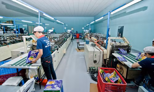 Đối với ngành sản xuất bao bì, thông qua công ty con là TC Flexible Packaging Co., Ltd, Tập đoàn SCG của Thái Lan đã chi hơn 44 triệu USD để sở hữu 80% cổ phần của Công ty CP Bao bì Tín Thành, một trong 5 nhà sản xuất bao bì lớn nhất Việt Nam, với thương hiệu Batico, có hơn 20 năm hoạt động và thị phần rải đều cả nước lẫn xuất khẩu sang Úc, Mỹ, các quốc gia châu Á... Ảnh minh họa.