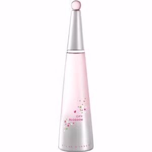 City Blossom - Issey Miyake. City Blossom, sáng chế bởi Alberto Morillas là loại nước hoa hương gỗ, nữ tính và tươi mát. Thiết kế duyên dáng mang dấu ấn của nghệ sĩ hình ảnh Mademoiselle Maurice.