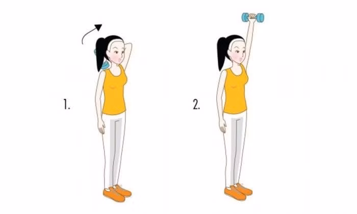 Bắp tay thon thả như siêu mẫu nhờ 4 bài tập đơn giản này - Hình 4 Bap tay thon tha nhu sieu mau nho 4 bai tap don gian nay-Hinh-4