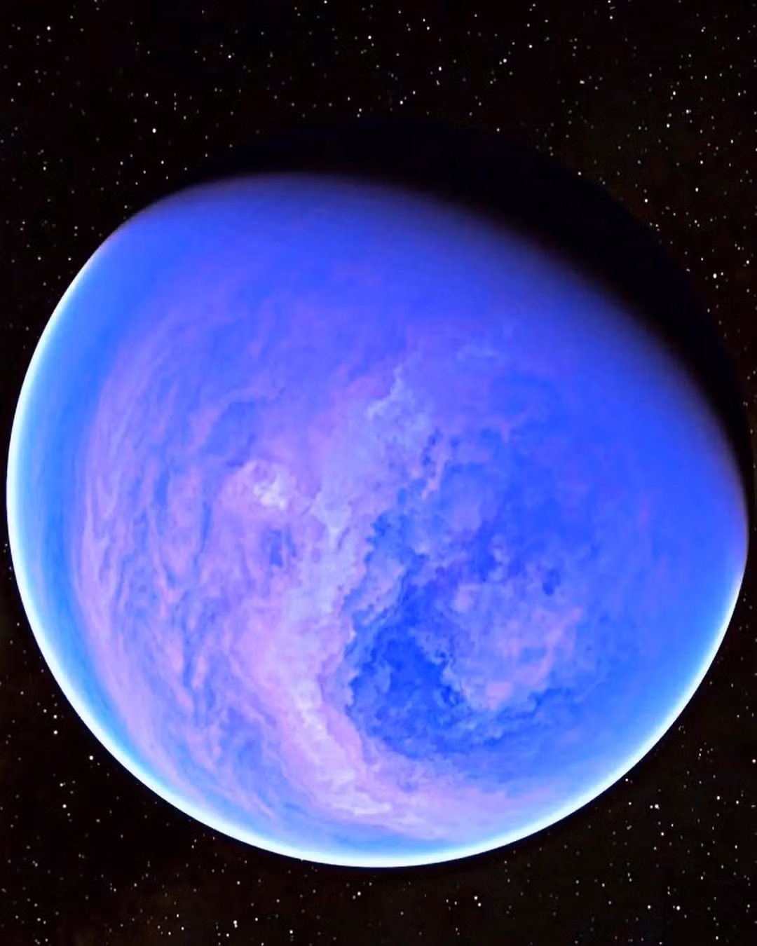 Với kích thước lớn gấp 6 lần Trái đất, Gliese 1214b được cho là hành tinh nóng chảy lỏng có độ nóng cao.