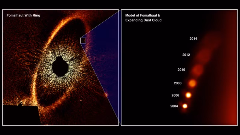 Ngôi sao Fomalhaut nằm trong khu vực gần của nhà của chúng ta - Milky Way - cách xa khoảng 25 năm ánh sáng. Các nhà khoa học đã theo dõi ngôi sao này trong nhiều năm để tìm hiểu về môi trường xung quanh nó.