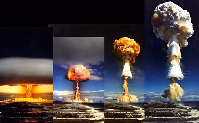 Ví dụ như, các tai nạn tại nhà máy điện hạt nhân ở Chernobyl và Fukushima cũng phát tán ra bụi phóng xạ.