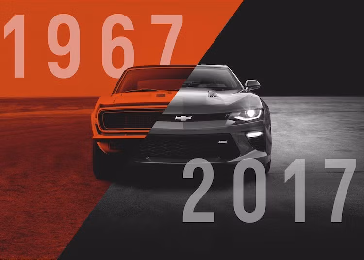 Vào năm 1967, thế hệ xe "cơ bắp" Mỹ Chevrolet Camaro đã lần đầu tiên được ra mắt, hướng tới đối thủ trực tiếp là Ford Mustang. Để kỷ niệm dịp đặc biệt này, Chevrolet đã tung ra phiên bản đặc biệt Chevrolet Camaro SS 50th Anniversary, dựa trên bản cao cấp Camaro SS thế hệ mới vừa được ra mắt vào năm ngoái.