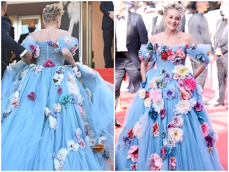 Cannes 2021 ngày 9: U70 Sharon Stone đọ sắc cùng dàn mẫu 9X Cannes 2021 ngay 9: U70 Sharon Stone do sac cung dan mau 9X