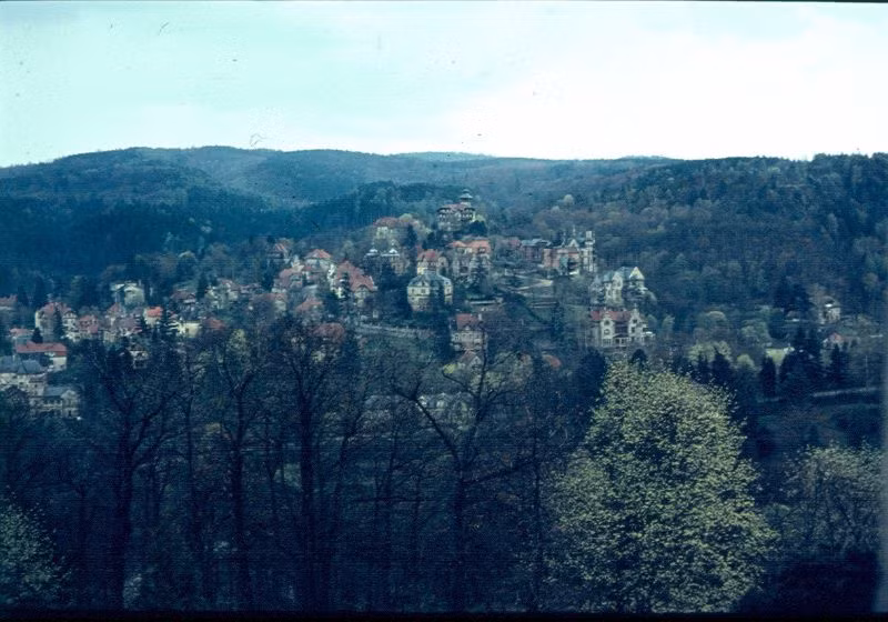Cảnh quan thành phố Eisenach nhìn từ lâu đài Hainstein. Ảnh: Normann Flickr.