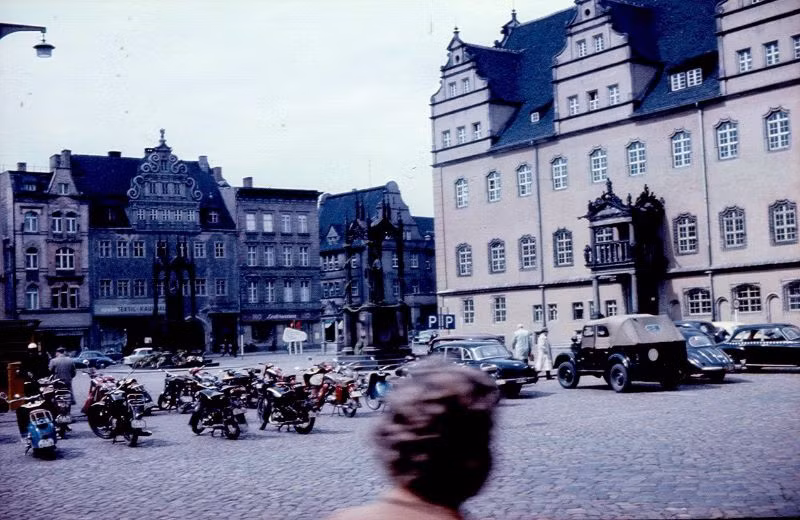 Quảng trường trung tâm thị trấn cổ Wittenberg. Ảnh: Normann Flickr.