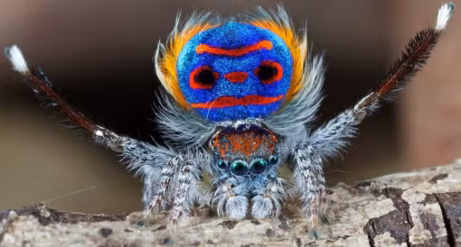 Và tất nhiên, danh sách này không thể không có sự góp mặt của loài nhện công (Peacock Spider).