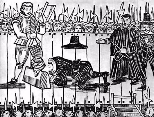 Năm 1795, theo báo cáo của bác sĩ người Đức Sommering, một nạn nhân bị chặt đầu thậm chí còn nghiến răng khi thấy một bác sĩ dùng ngón tay chọc vào hậu môn mình. Khi đó, nạn nhân này đã “đầu lìa khỏi cổ”.