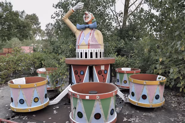 Một góc công viên Enchanted Forest Playland miền Nam nước Mỹ.