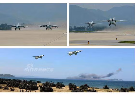 Không chỉ pháo binh, các đơn vị không quân tiêm kích MiG-23 và cường kích Su-25 cũng được huy động. Nguồn ảnh: Sina