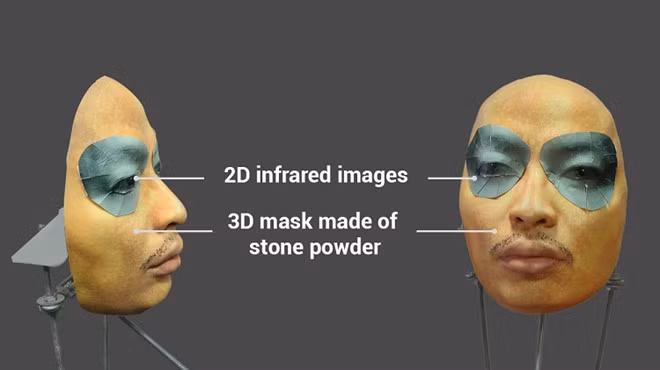 Mới đây, Bkav lại khiến giới công nghệ xôn xao khi tung thêm chiếc mặt nạ mở khóa Face ID trên iPhone X. Ảnh: Bkav.