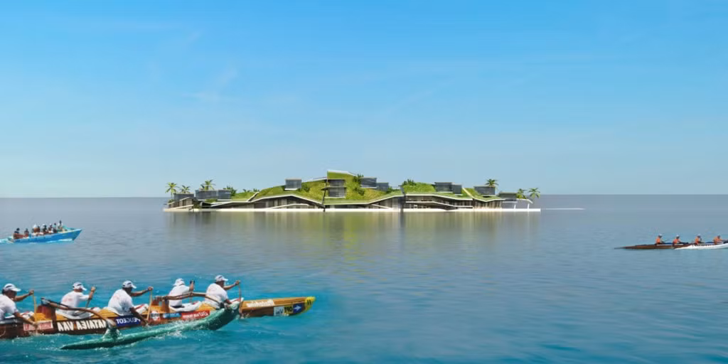 Trong khi đó, tình trạng nước biển dâng cao do biến đổi khí hậu đang đe doạ nhiều thành phố ven biển trên khắp thế giới. Việc xây dựng các thành phố nổi như thế này được cho là một trong những giải pháp ứng phó với tình trạng đó.