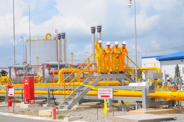6 tháng đầu năm 2017, Petro Việt Nam Gas ghi nhận 32.404 tỷ đồng doanh thu thuần và 4.109 tỷ đồng lợi nhuận sau thuế, tăng 31% so với cùng kỳ. Ảnh: PV Gas.