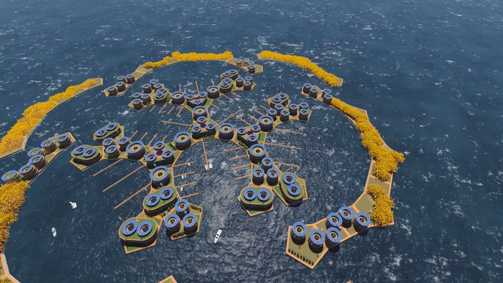 Thành phố nổi của Seasteading Institute sẽ "nổi" trên vùng biển của French Polynesia - quốc gia gồm hơn 100 hòn đảo ngoài khơi Thái Bình Dương.