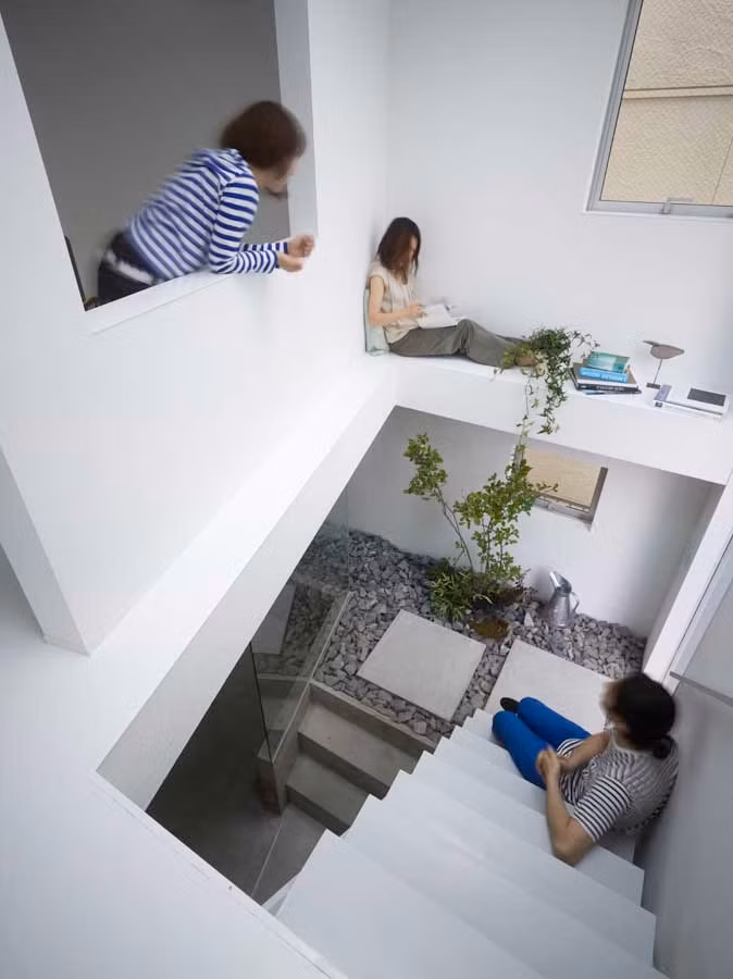Không gian xanh kết nối giữa các thành viên.