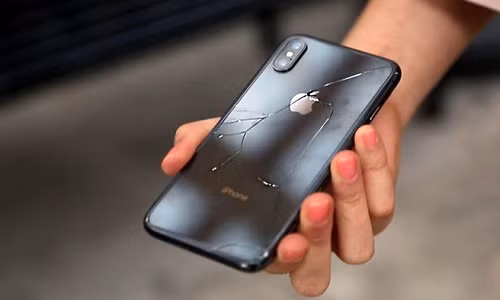iPhone X vỡ chỉ sau một lần rơi iPhone X vo chi sau mot lan roi