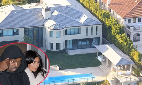 Mới đây, vợ chồng Kim Kardashian và Kanye West đã quyết định bán căn biệt thự sang trọng ở Bel Air để chuyển tới dinh thự khác. Ảnh: X17 Online.