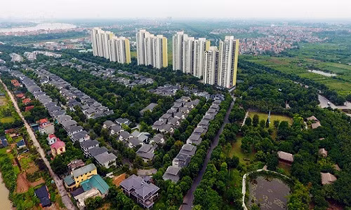 Trước đó, ở Hà Nội đã xuất hiện không ít khu đô thị lớn, hiện đại, nhiều mảng xanh cùng đa dạng tiện ích. Ảnh minh họa: Zing.