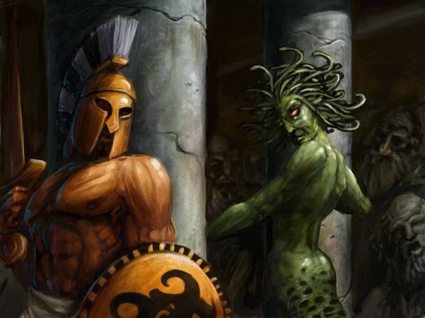 Ngay cả sau khi chết, đầu nữ thần tóc rắn Medusa vẫn còn khả năng hóa đá bất cứ người nào nhìn trực tiếp vào mắt nó. Vì vậy, người hùng Perseus đã dùng cái đầu của Medusa để trừng phạt những kẻ thù của mình.