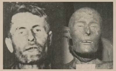Xác ướp nổi tiếng Elmer McCurdy - tên cướp khét tiếng - đã qua đời năm 1911 bất ngờ được một đạo diễn phát hiện ở trường quay một tập của bộ phim truyền hình ăn khách Người Đàn Ông 6 Triệu Đô tại công viên giải trí Nu-Pike (bang California, Mỹ) vào ngày 7/12/1976. Thi hài tên cướp biển McCurdy được ướp xác bằng kỹ thuật Asen, một loại kỹ thuật có từ trước năm 1920. Các bộ phận nội tạng bên trong xác ướp này còn nguyên và đã hóa đá. Vết sẹo dài trên cơ thể cho thấy có người đã thực hiện mổ tử thi. Ngoài ra, trên xác ướp có một vết thương do đạn gây ra.