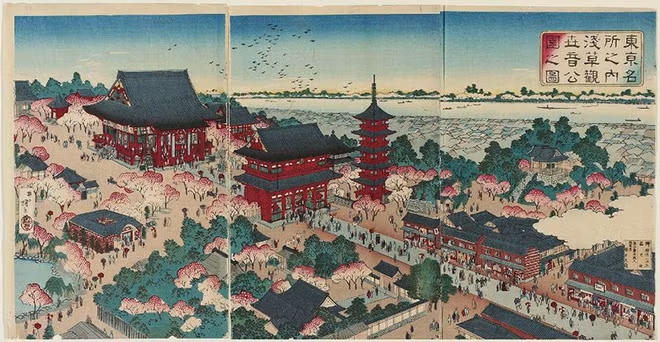 Giống như nhiều thành phố châu Á khác thời bấy giờ, thành Edo chủ yếu được xây dựng bằng gỗ, giấy gạo và dùng than củi để sưởi ấm. Edo được quy hoạch khá thô sơ với những đường sá chật hẹp, quanh co và nhà cửa nằm san sát nhau.