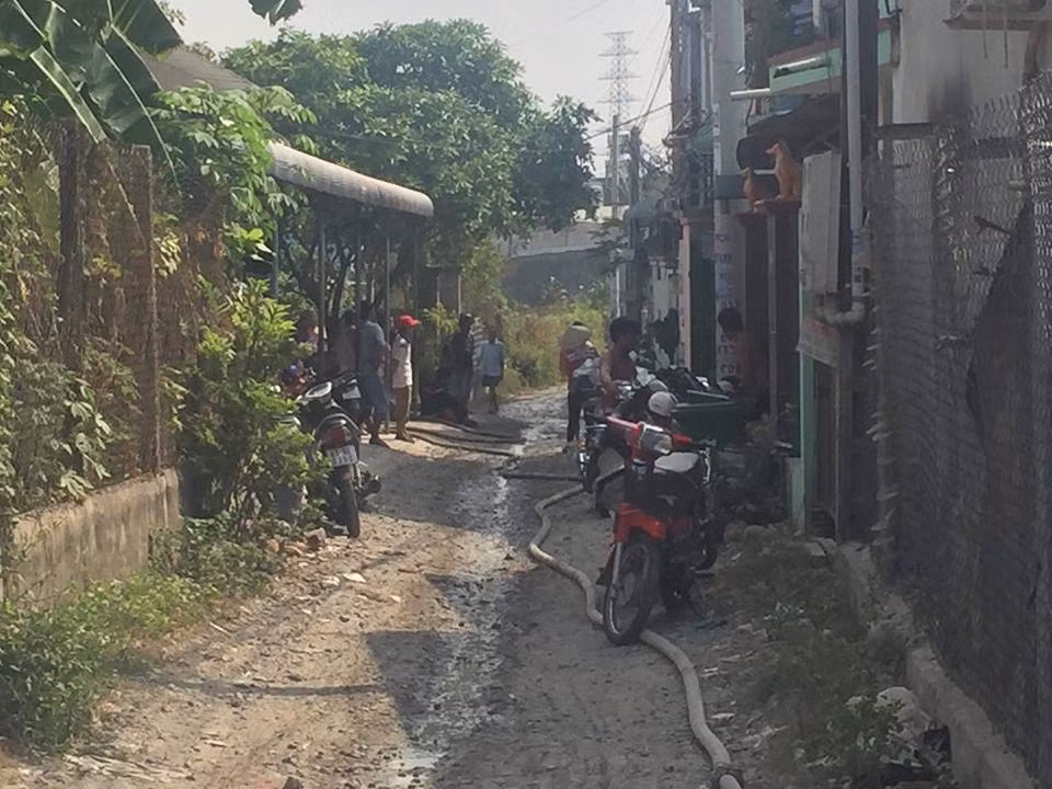 Hiện trường vụ việc.