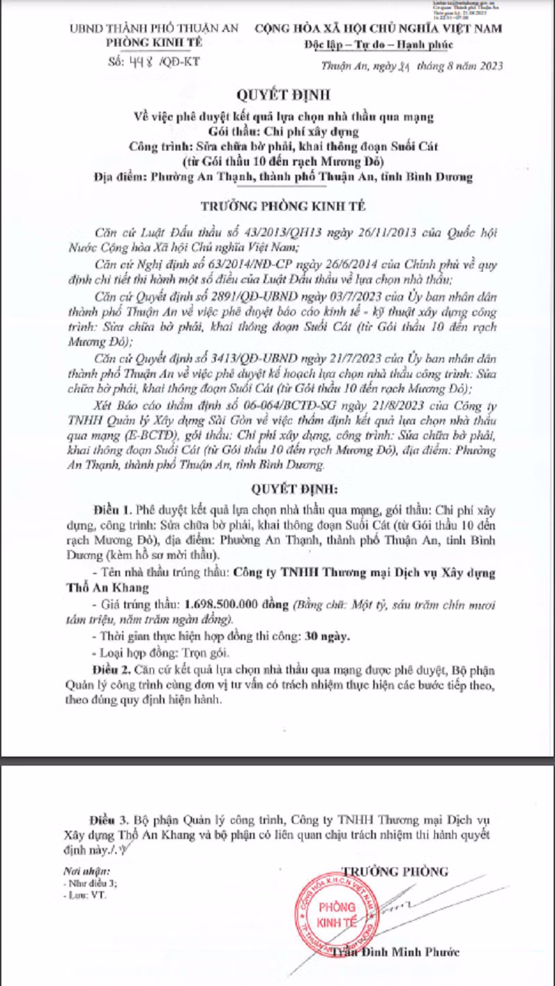 Bình Dương: Thổ An Khang một ngày trúng 3 gói xây dựng tại Thuận An - Hình 3 Binh Duong: Tho An Khang mot ngay trung 3 goi xay dung tai Thuan An-Hinh-3
