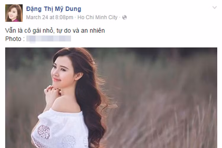 Đặc biệt, hot girl Midu cũng ám chỉ cô đang tự do khi chia sẻ một bức ảnh vô cùng rạng rỡ. Nữ diễn viên 8x viết: “Vẫn là cô gái nhỏ, tự do và an nhiên”. 