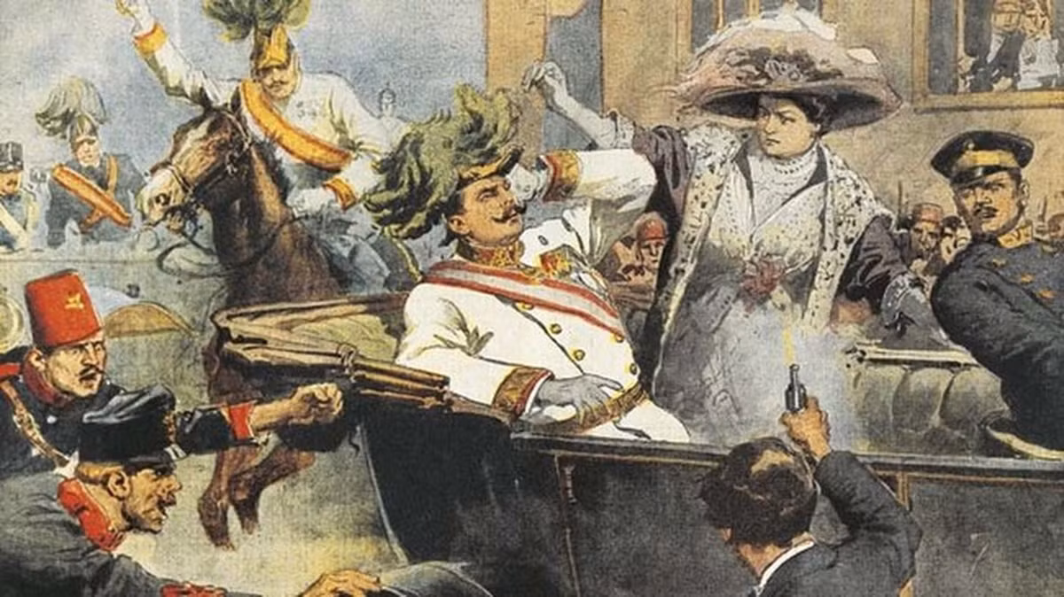 Vào khoảng 10h sáng ngày 28/6/1914, khi đoàn xe hộ tống Thái tử Ferdinand đang trên đường tới thăm một bệnh viện ở Sarajevo - thủ phủ của Bosnia-Herzegovina.