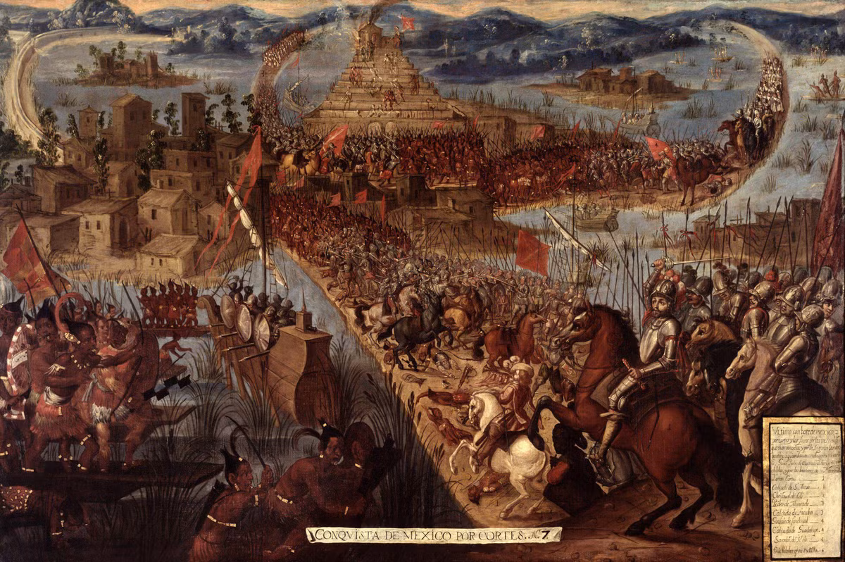 Trận bao vây Tenochtitlan năm 1520 là một trong những chiến dịch đẫm máu trong lịch sử thế giới cổ đại. Khi ấy, hầu tước Hernán Cortés chỉ huy đội quân Tây Ban Nha gồm khoảng 200.000 người vây hãm kinh đô Tenochtitlan của người Aztec.