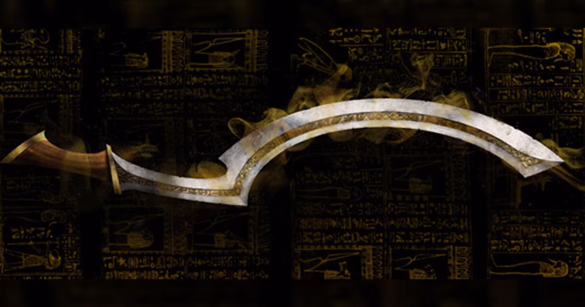 Nguồn gốc của Khopesh không phải từ Ai Cập mà từ Lưỡng Hà (Mesopotamia) vào đầu thiên niên kỷ thứ 2 trước Công nguyên, sau đó được du nhập vào Ai Cập khoảng năm 1550 trước Công nguyên.