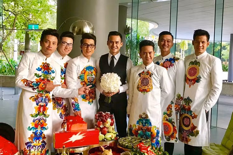 Được biết, sau lễ ăn hỏi, đám cưới của diễn viên Nguyệt Ánh sẽ diễn ra vào ngày 10/3 tại bãi biển ở Phan Thiết. (Ảnh: Facebook Hòa Hiệp)