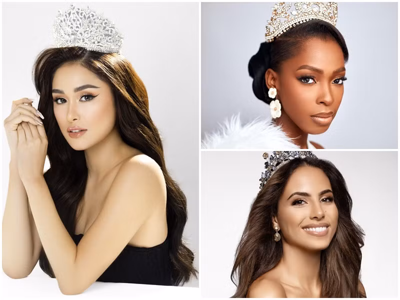 Dàn đối thủ đáng gờm của Phương Nhi còn gồm đại diện Philippines – Nicole Borromeo, đại diện Nigeria – Roseline Bolarinde, đại diện Hà Lan – Morgan Doelwijt.