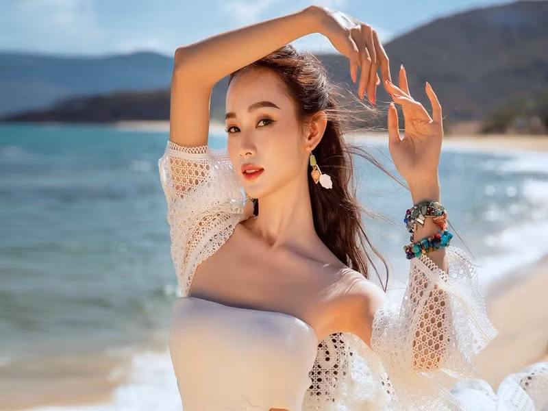 Người đẹp sinh năm 2000 dừng chân ở top 10 Hoa hậu Thế giới Việt Nam 2023.