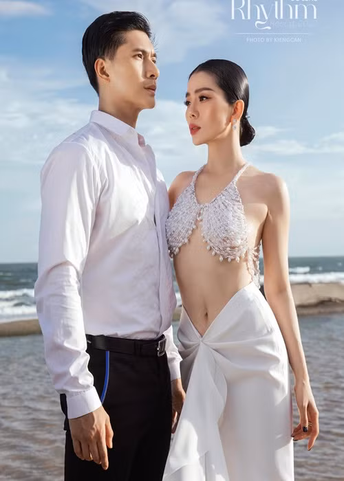 Ở tuổi 30, Lâm Bảo Châu - bạn trai Lệ Quyên sở hữu vóc dáng chuẩn người mẫu. Ảnh: FBNV.