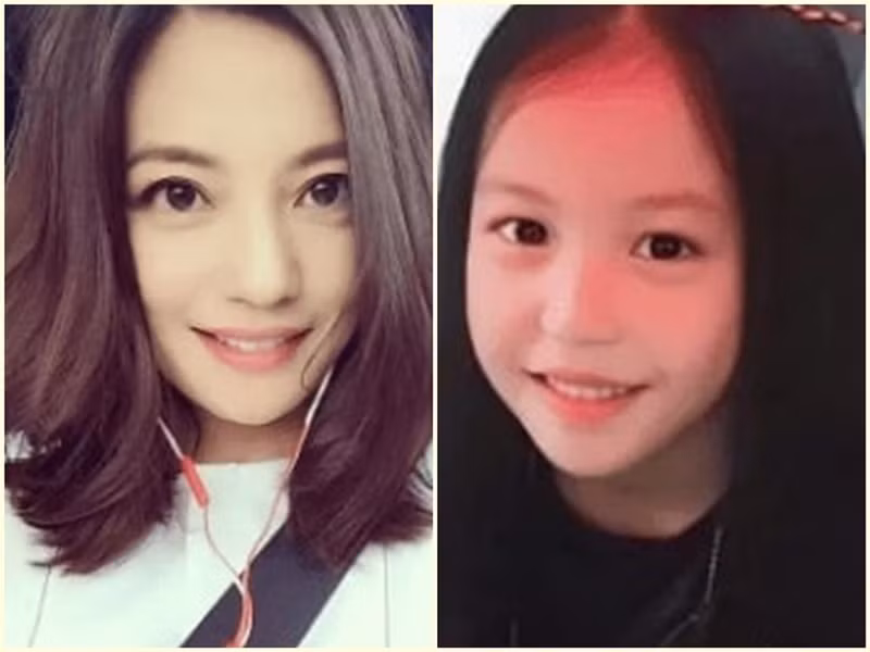 Triệu Vy thoải mái khoe con gái ngày còn nhỏ. Tuy nhiên, vài năm trở lại đây, nữ diễn viên giữ kín hình ảnh ái nữ. Ảnh: Sina.