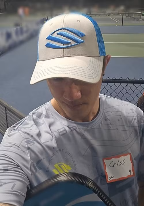 Năm 2024, Criss Lai bắt đầu yêu thích môn pickleball. Ảnh: FB Criss Lai.