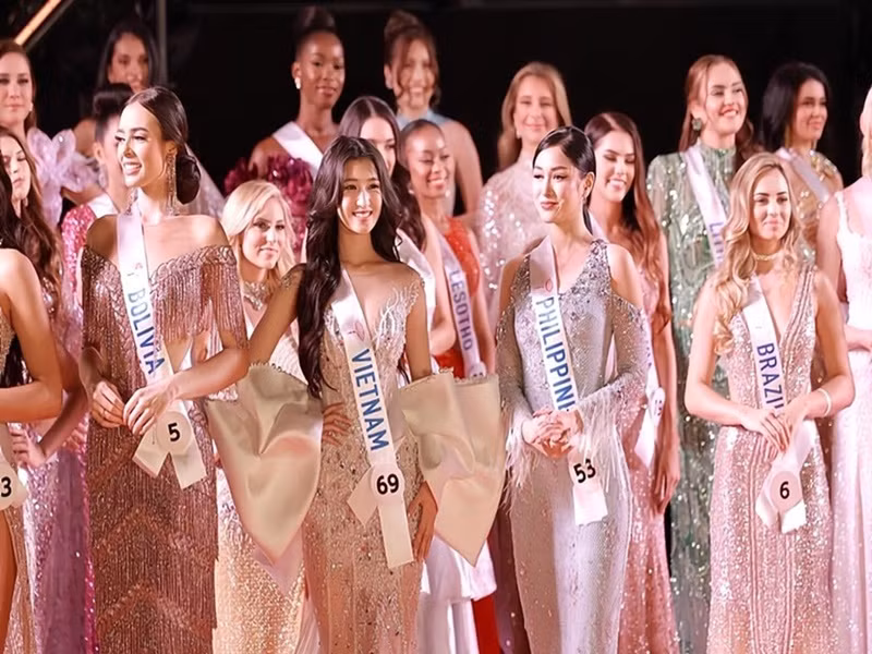 Phương Nhi trượt top 7 Miss International 2023. Ảnh: FB Phương Nhi.