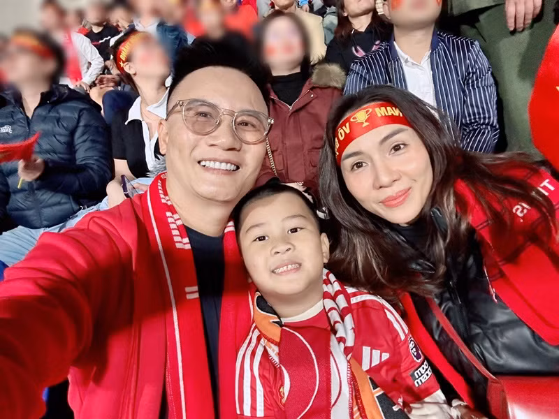 Hoàng Bách đã dự đoán Việt Nam giành chiến thắng. Ảnh: FB Hoàng Bách.