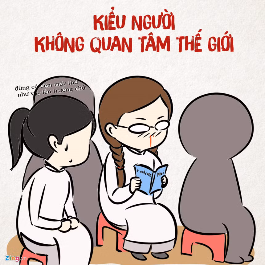 Phải thừa nhận trong đám bạn lúc nào cũng có ít nhất một đứa không muốn giao tiếp với ai, kệ xung quanh thích làm gì thì làm. Trong lễ khai giảng, khi bạn bè nói chuyện vui đùa không hết thì nó lại cắm mặt vào sách, hoặc không thì cứ bấm điện thoại. Khó hiểu!