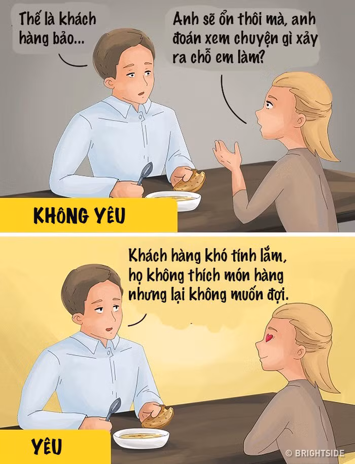 Người ấy chú ý lắng nghe những gì thực sự quan trọng với bạn