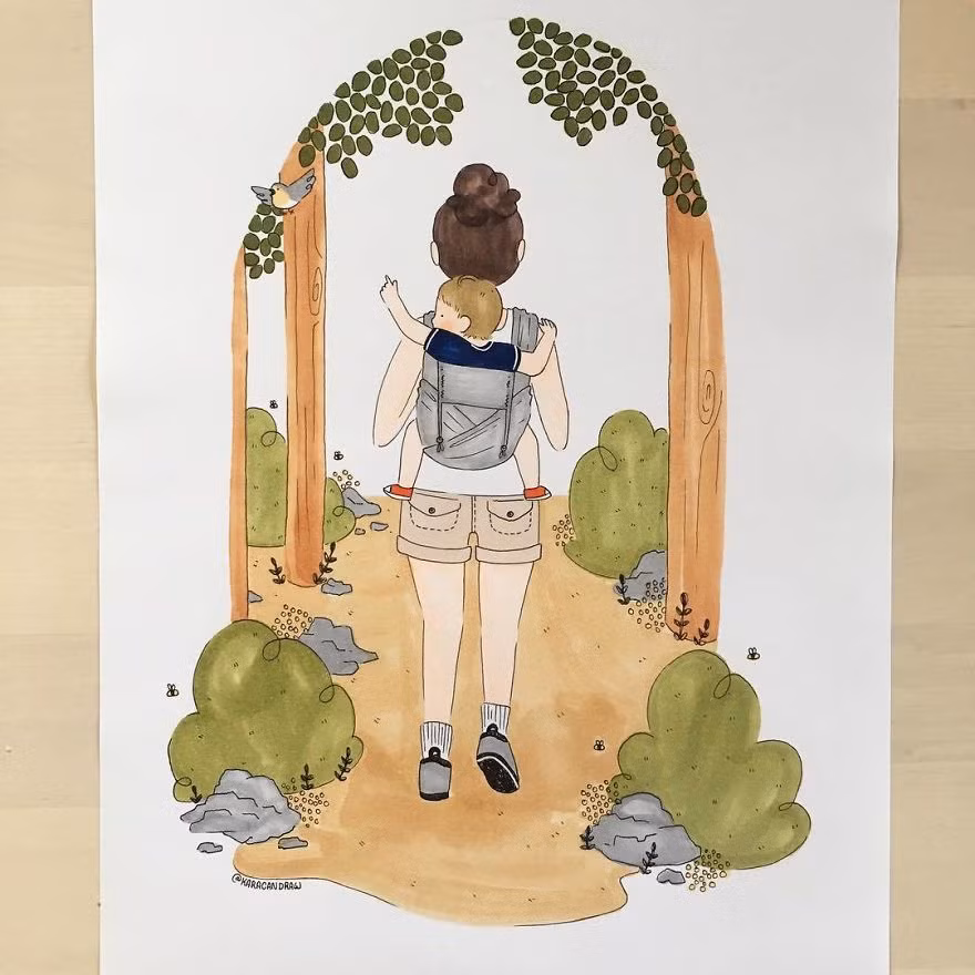 Mẹ con ta cùng đi khám phá thế giới nào.