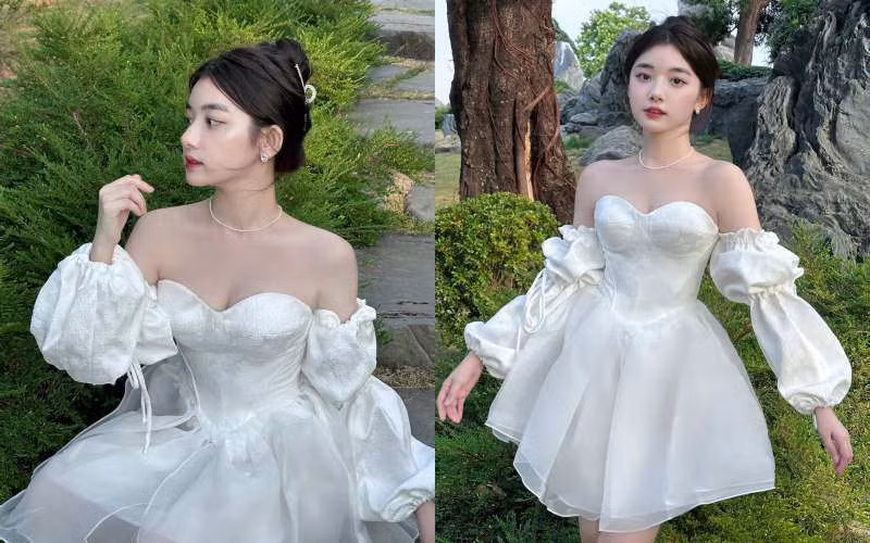 Quỳnh Trương cho biết bản thân đã tăng 5kg khi xây kênh TikTok mukbang. Ảnh: FBNV