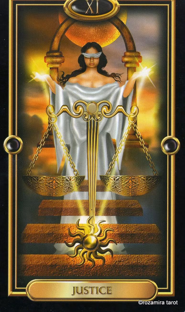 Chi tiết lá bài Tarot Justice xem tình duyên Chi tiet la bai Tarot Justice xem tinh duyen