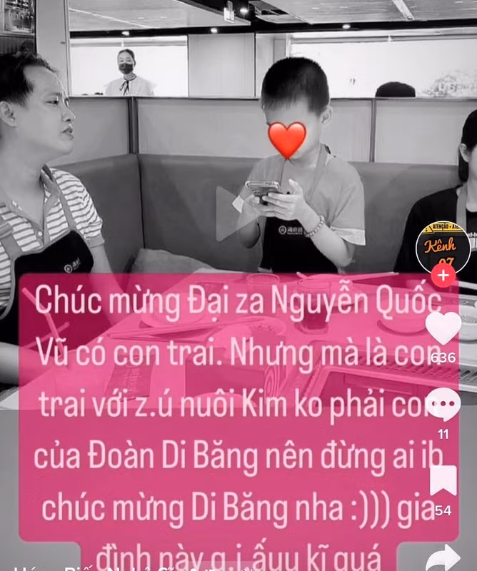 Trước thông tin gây hoang mang trên mạng xã hội, nữ đại gia Đoàn Di Băng vô cùng bức xúc. Cô đăng status phản ứng gay gắt trên trang cá nhân và bày tỏ rằng những thông tin trên đã xúc phạm, bôi nhọ danh dự nghiêm trọng đến cả gia đình và bảo mẫu Thiên Kim.